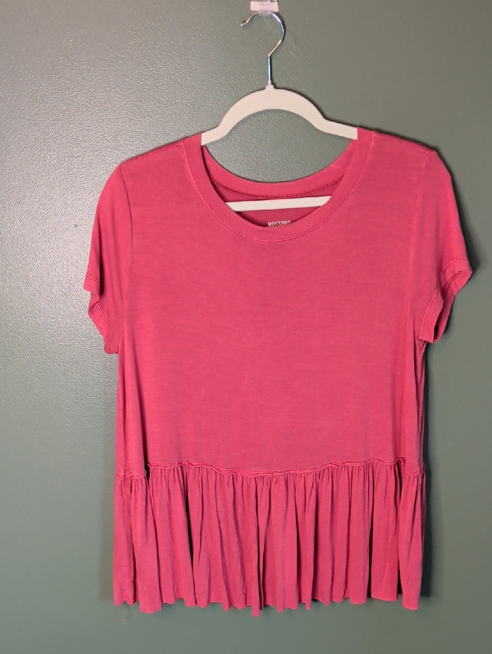 Mossimo Supply Co. Peplum Tee / Rose